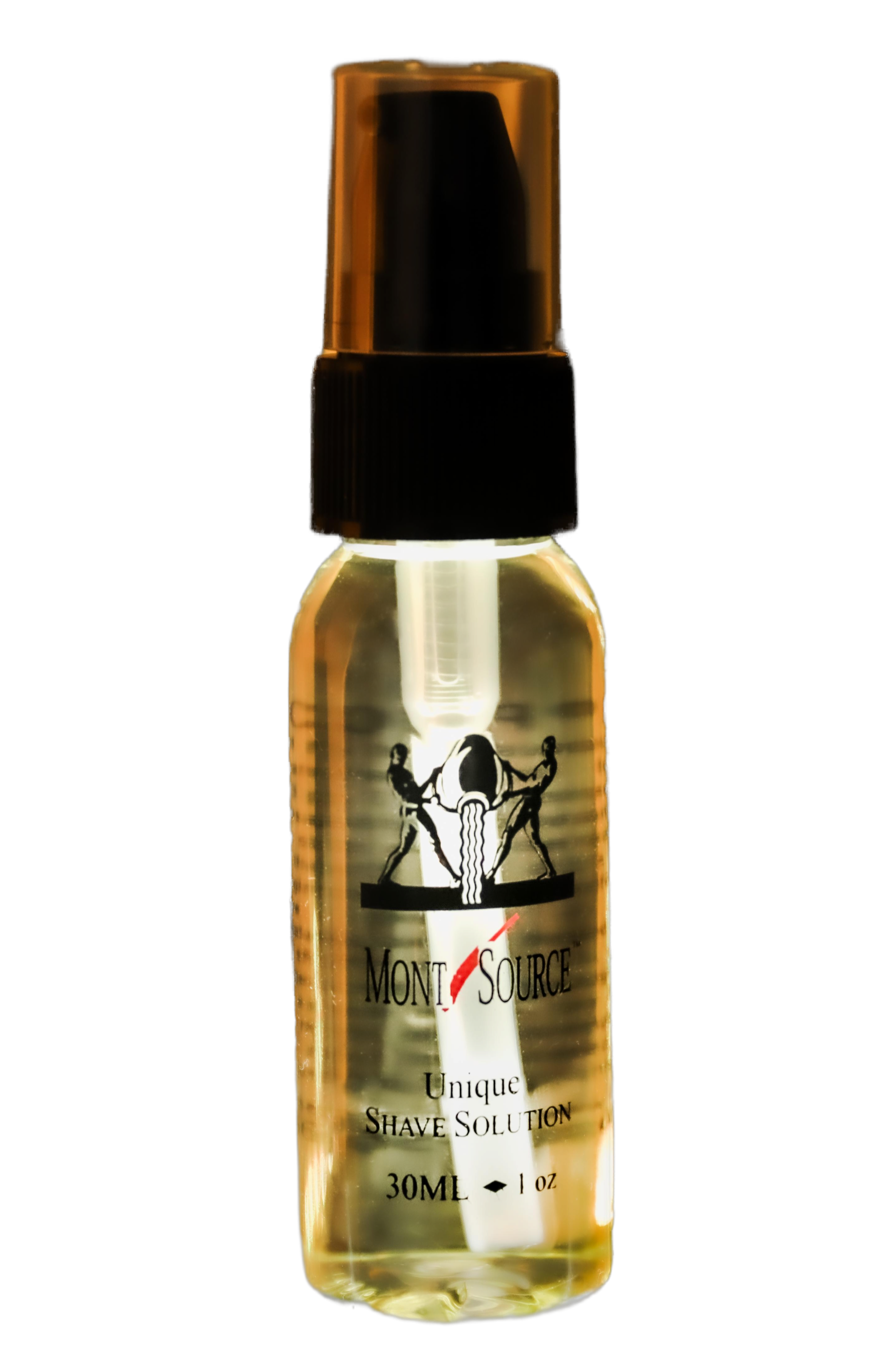 MontSource Unique Shave Solution bottle